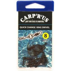 Carp'R'Us Quick Change Ring Swivel - size 8