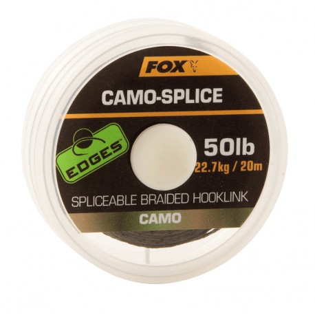 Fox Camo-Splice 50lb - Pleciony materiał przyponowy