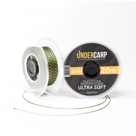Undercarp Plecionka przyponowa 20 m/15 lbs ULTRA SOFT – zielona