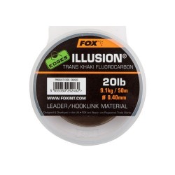 Fox Illusion Trans Khaki Fluorocarbon 0.50mm/50m