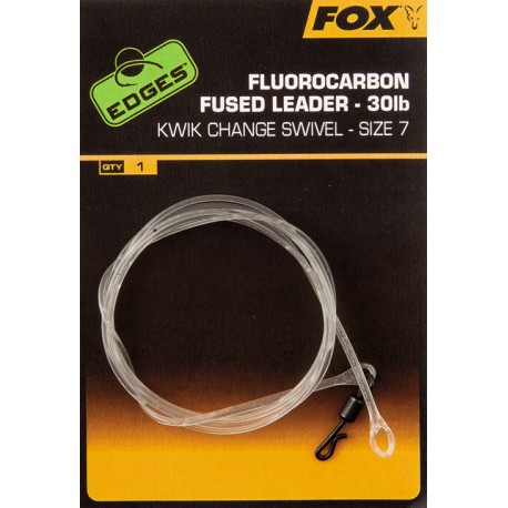 Fox Edges Fluorocarbon Fused Leaders Size 7