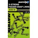 Matrix X-Strong Feeder Bead Snap Links Size 10
