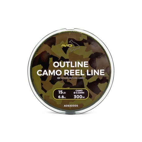 Avid Carp Outline Camo Reel Line 0,33mm/15lb 300m